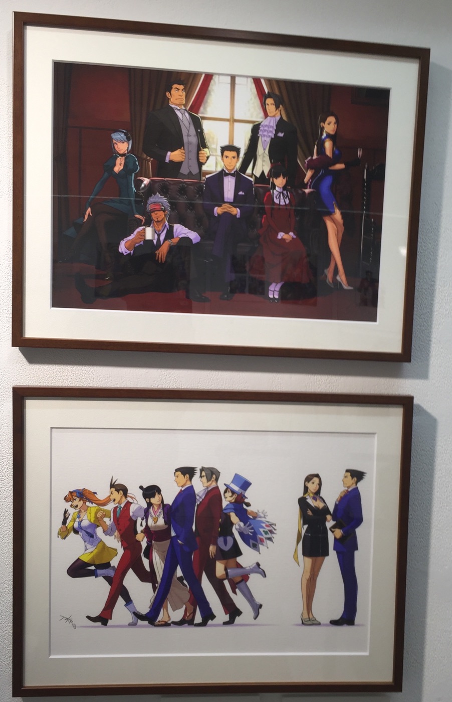 Two prints that were available to purchase