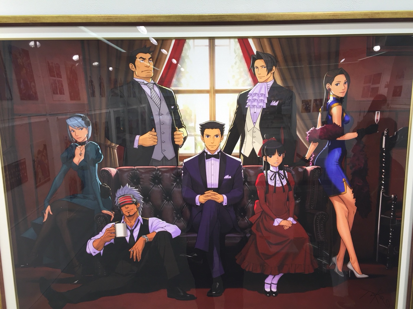A closer look at one of the prints