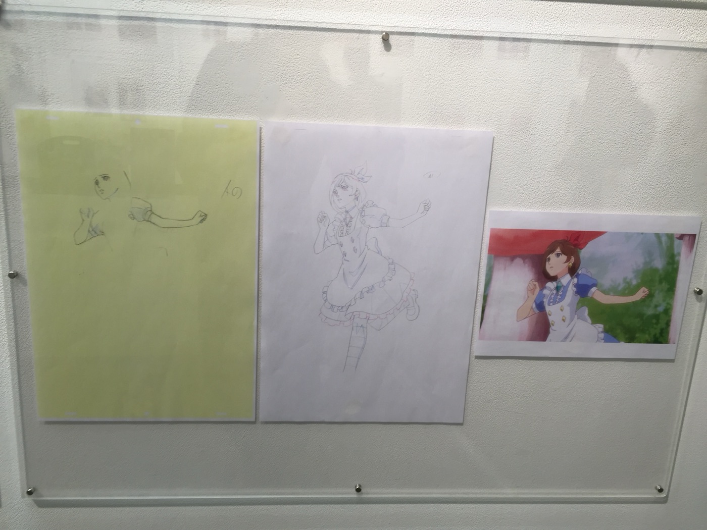 A sketch of a scene, probably from Spirit of Justice